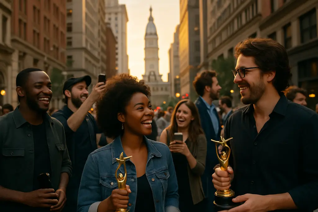 BlackStar Film Festival Winners celebrated in a packed theater
