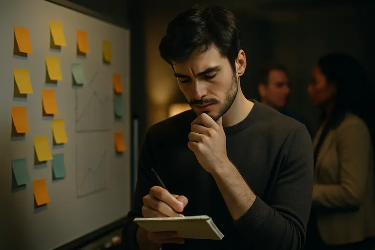 Streaming charts and viewer devices arranged on a desk