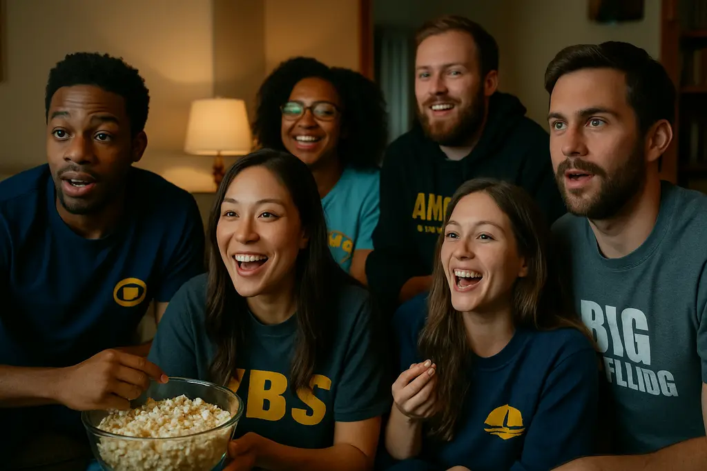 CBS Fall 2026 schedule on a TV as viewers discuss returning franchises at home