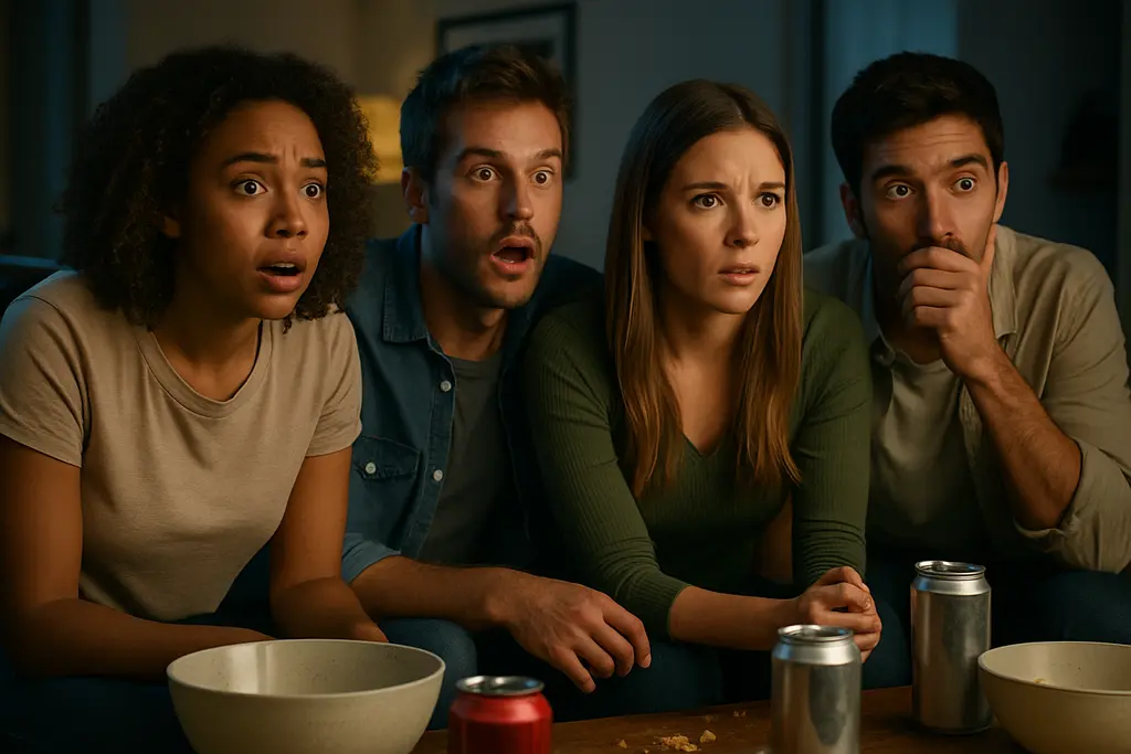 Challenge Paramount+ streaming shift shown through a living room TV and remote