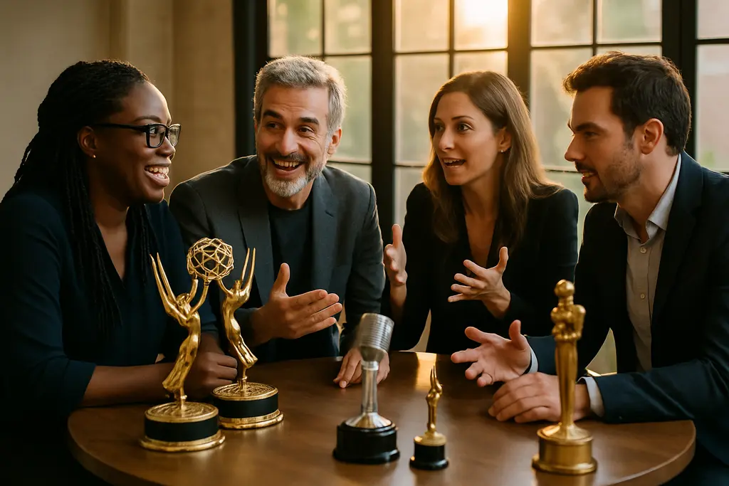 Emmy Nominee Representation discussion with viewers watching reality TV awards coverage