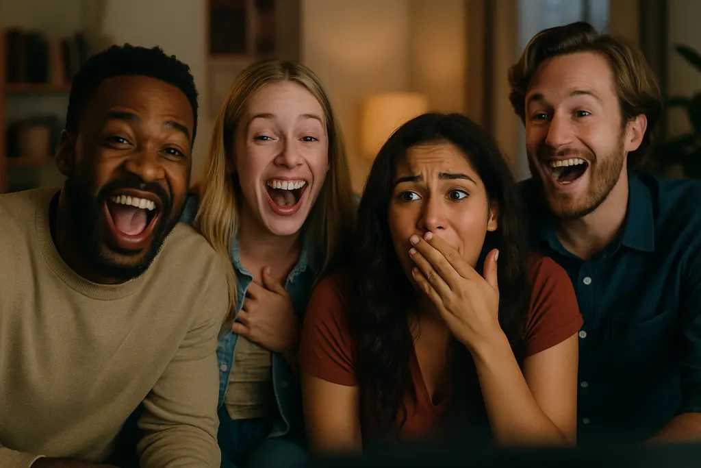 NBC Reality Lineup viewers watching a fall competition show at home