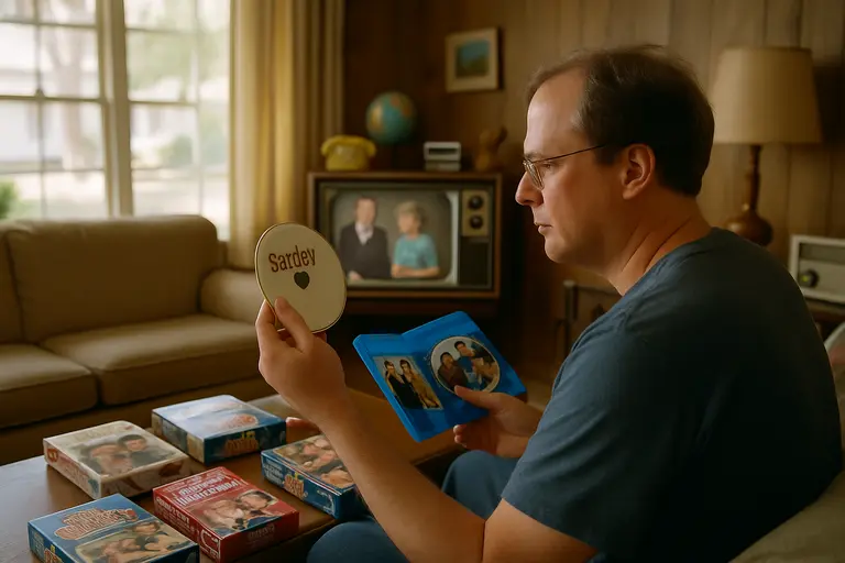Rows of episode thumbnails displayed on a home television